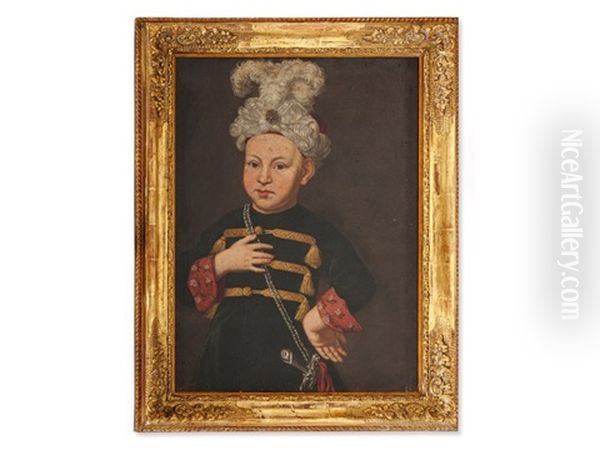 Johann Ii As A Boy Oil Painting by Jacob Troschel