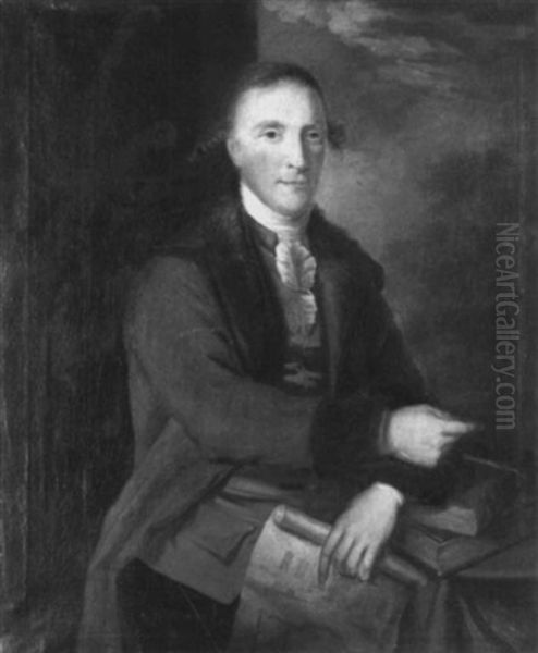 Portrait Of Robert Mack, Architect Oil Painting by John Trotter