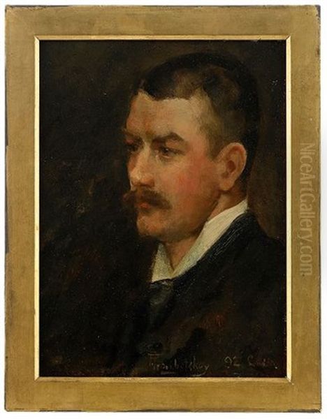 Portrait Of A Gentleman Oil Painting by Pierre (Prince) Troubetzkoy