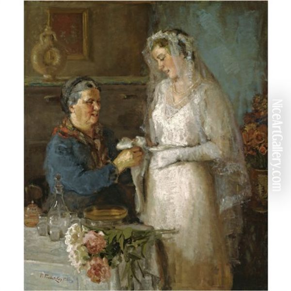 Before The Wedding Oil Painting by Prince Paolo Troubetzkoy