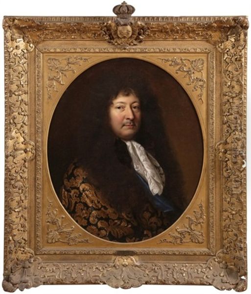 Portrait De Gentilhomme Oil Painting by Francois de Troy