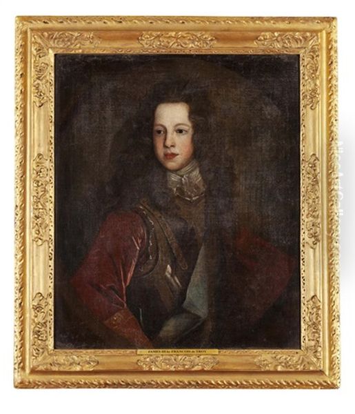 Half-length Portrait Of James Francis Edward Stuart Oil Painting by Francois de Troy