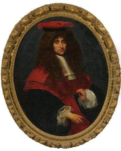 Portrait De Capitoul? Oil Painting by Jean de Troy