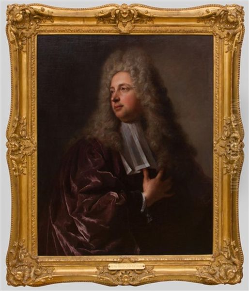 Portrait Of An Alderman Of The Town Of Paris Oil Painting by Jean Francois de Troy