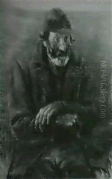 Gamle Ludvig, Original Fran Tosterup Oil Painting by Anders Trulson