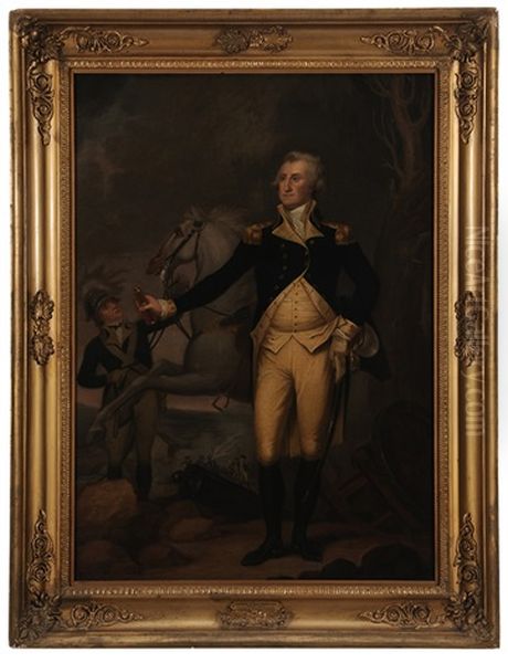 General George Washington At Trenton Oil Painting by John Trumbull