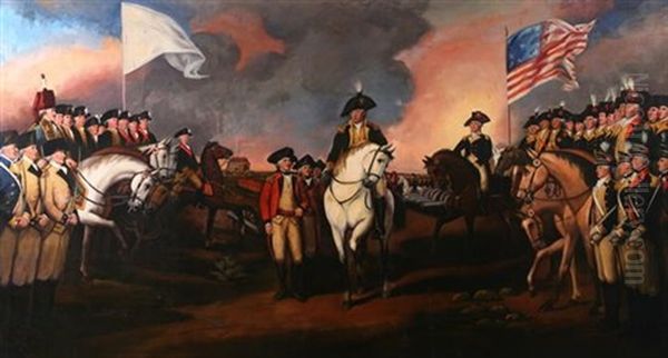 The Surrender Of Lord Cornwallis At Yorktown, Va, October 19, 1781 Oil Painting by John Trumbull