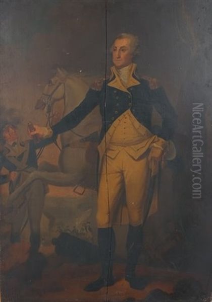 General Washington At Trenton Oil Painting by John Trumbull