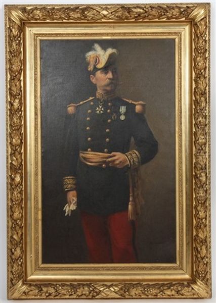 General Ademar Passerieu Oil Painting by Auguste Joseph Trupheme