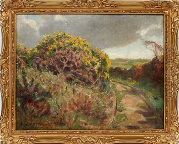 Path In The Clearing Oil Painting by Dwight William Tryon