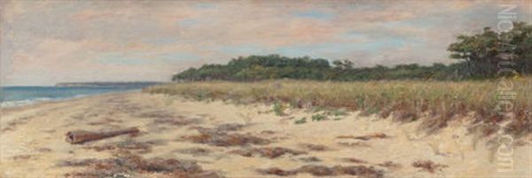 Coastal Scene, 1887 Oil Painting by Dwight William Tryon