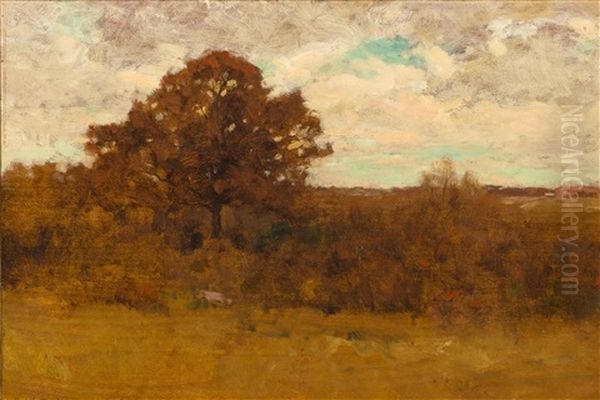 Landscape, South Dartmouth, Massachusetts Oil Painting by Dwight William Tryon