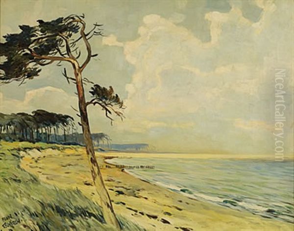 Weststrand Am Esper Ort Oil Painting by Egon Tschirch