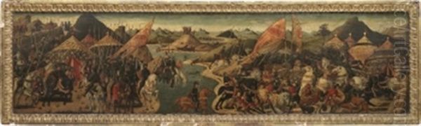 En Spalliera: Slaget Vid Zama Oil Painting by Biagio d'Antonio Tucci