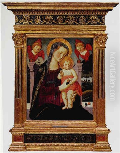 Vierge A L'enfant Oil Painting by Biagio d'Antonio Tucci