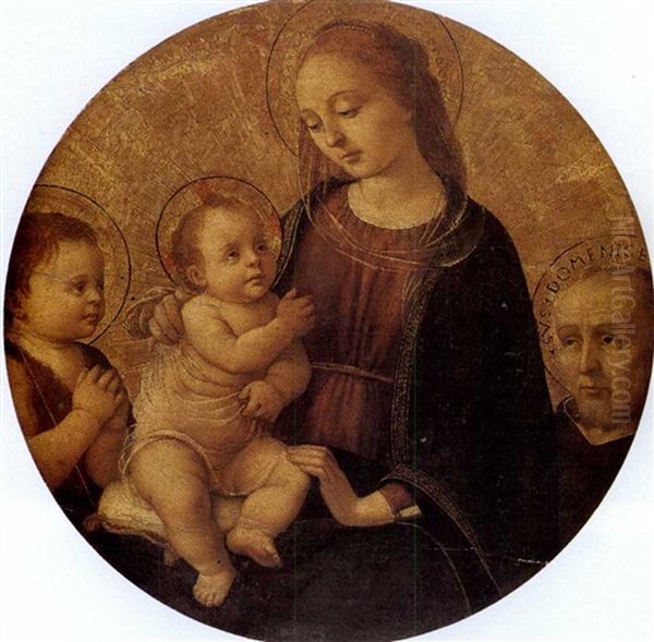 The Holy Family With The Infant Saint John by Biagio d'Antonio Tucci