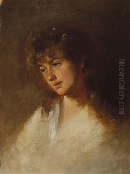 Portrait Of Louisa Ann Wilkinson Oil Painting by Tudor St. George Tucker