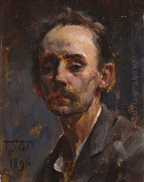 Self Portrait Oil Painting by Tudor St. George Tucker