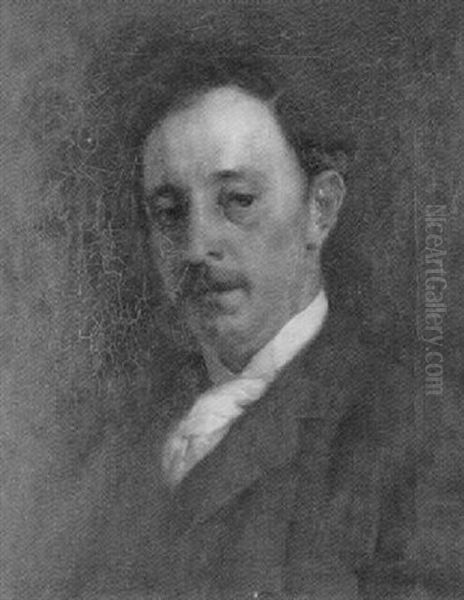 Portrait Of Mr John J. Himan Oil Painting by Tudor St. George Tucker