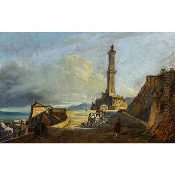 Le Phare De Genes by Lancelot Theodore Turpin De Crisse