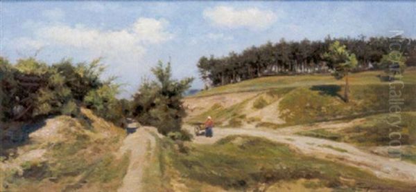 Landscahft Mit Figuraler Staffage Oil Painting by Gyula Tury