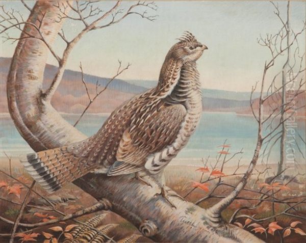 Grouse Oil Painting by Henry Emerson Tuttle