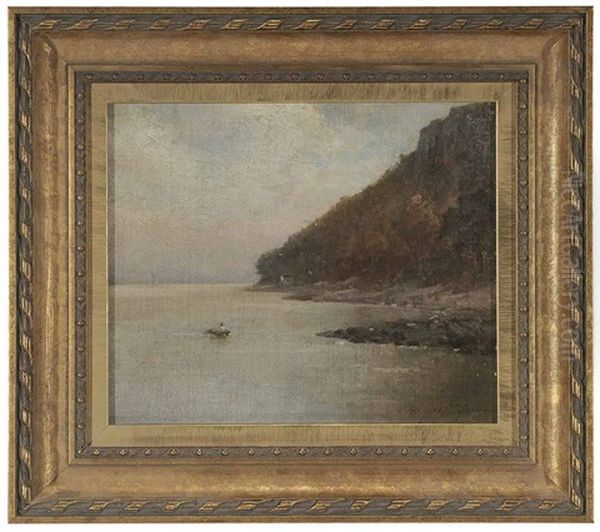 Red Rock Point, Palisades Oil Painting by Bayard Henry Tyler