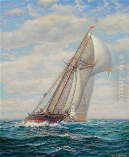 Trinchera Oil Painting by James Gale Tyler