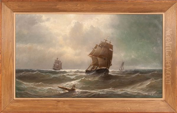 Searching For A Wreck Oil Painting by William Tyler