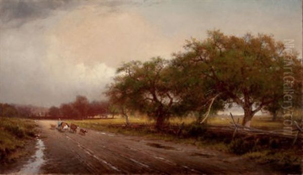 After The Rain Oil Painting by William Tyler