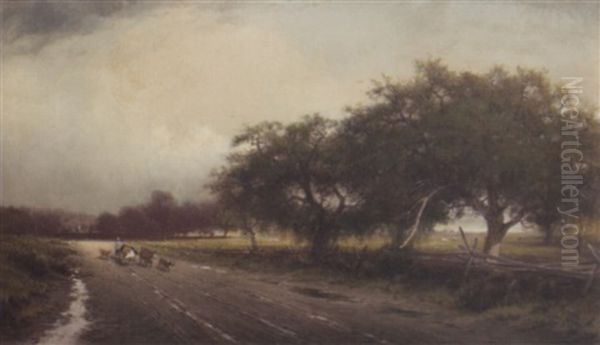 After The Rain Oil Painting by William Tyler