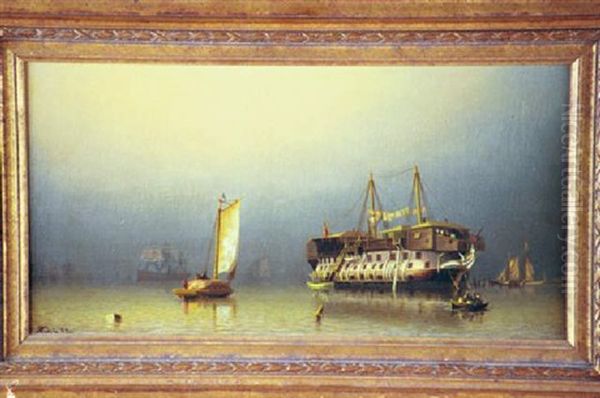 Hospital Ship On The Thames by William Tyler