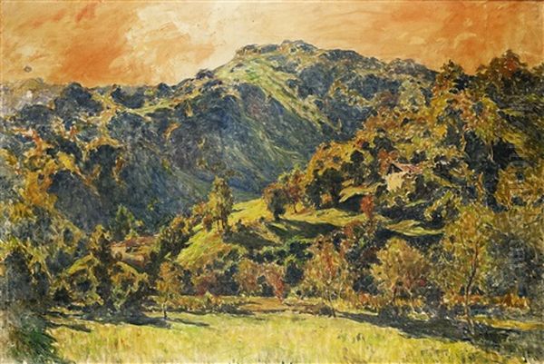 Paesaggio Oil Painting by Romolo Ubertalli