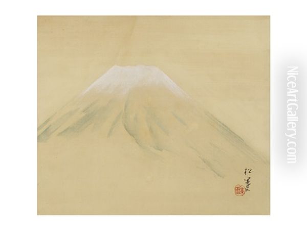 Fuji Oil Painting by Shoen Uemura