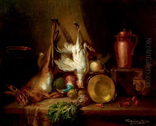 Still-life Oil Painting by Ferenc (Franz) Ujhazy