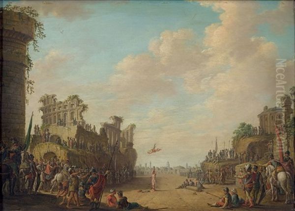 Le Martyre De Saint Sebastien Oil Painting by Jacob Van Der Ulft