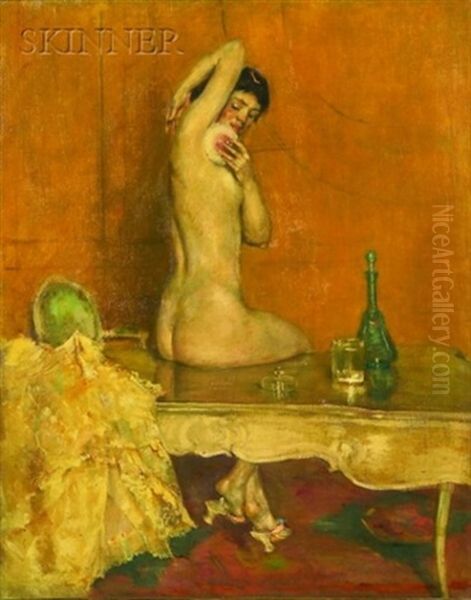 Nude At A Dressing Table by Eugene Paul Ullman