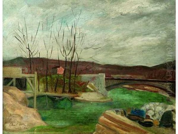 Le Pont Oil Painting by Paul Ullman