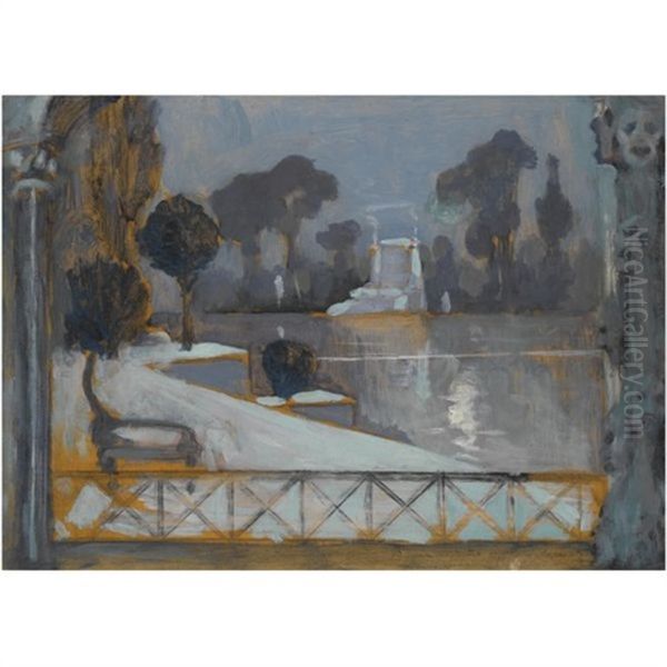 Theatre Design Oil Painting by Nikolai Pavlovich Ul'yanov