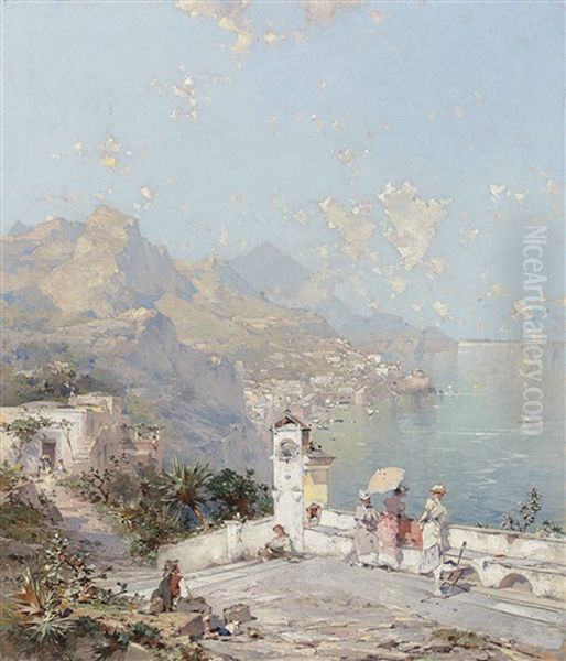 The Amalfi Coast by Franz Richard Unterberger