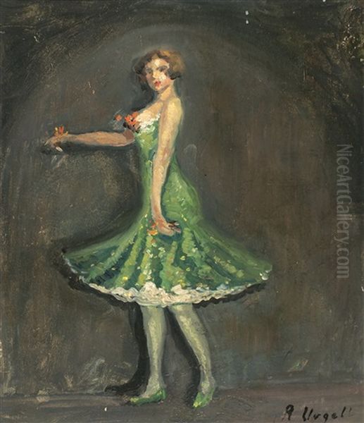 Bailarina Oil Painting by Ricardo Urgell