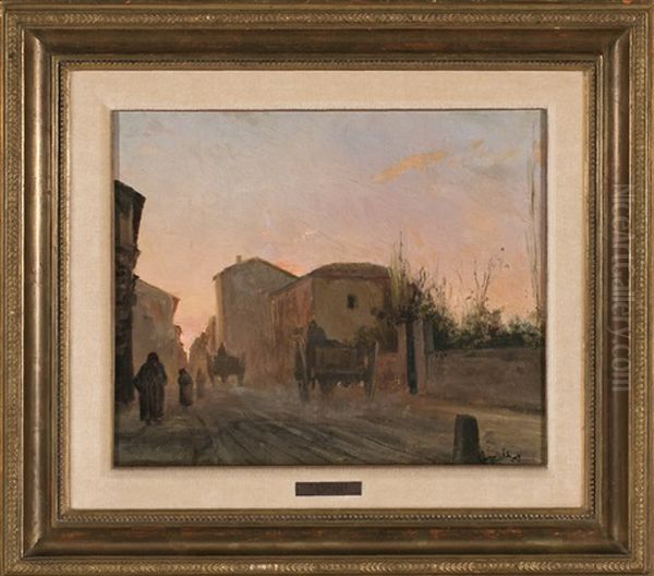 Vista Rural Oil Painting by Felix Urgelles De Tovar