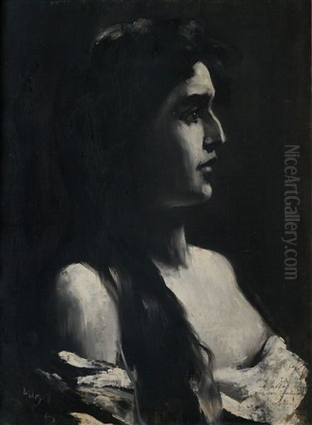 Deborah Oil Painting by Lesser Ury