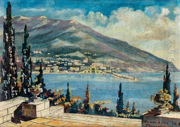 Yalta, Crimea Oil Painting by Petr Savvich Utkin