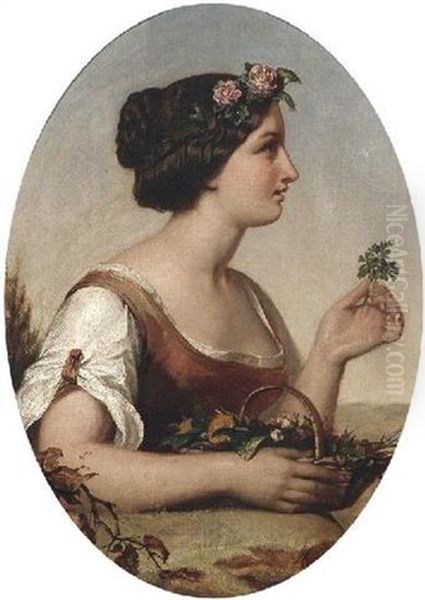 Allegorie Auf Den Fruhling Oil Painting by Thomas Uwins