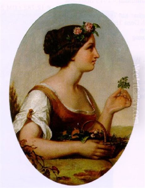 Allegorie Auf Den Fruhling (?) Oil Painting by Thomas Uwins