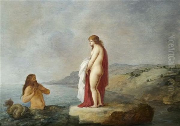 Glaucon Und Scylla Oil Painting by Moyses van Uytenbroeck