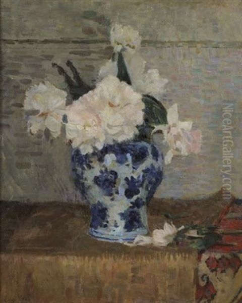 Bouquet De Fleurs Oil Painting by Eugene Lawrence Vail