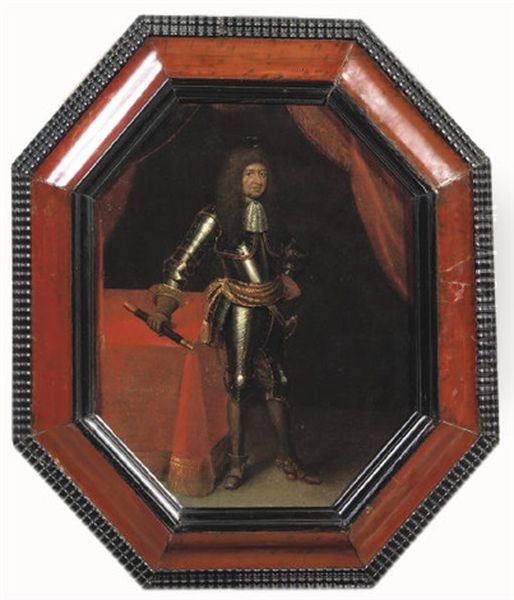 Portrait Of A Nobleman, Said To Be Ernst August, Herzog Von Braunschweig Oil Painting by Jacques Vaillant