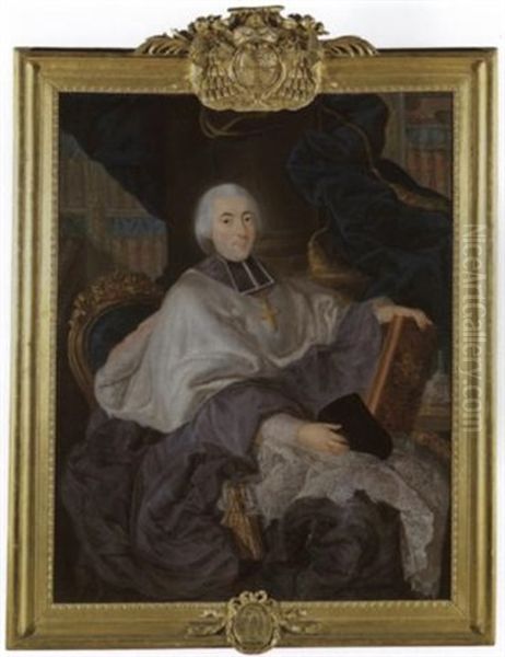 Raymond De Durfort, Erzbischof Von Besancon Oil Painting by Jean Valade